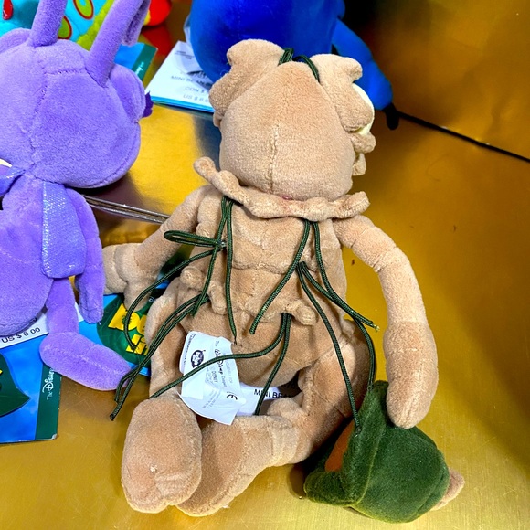 DISNEY EXCLUSIVE NWT VTG 90s BUGS LIFE BEAN BAG PLUSH SET (5) ADORABLE - Picture 10 of 15